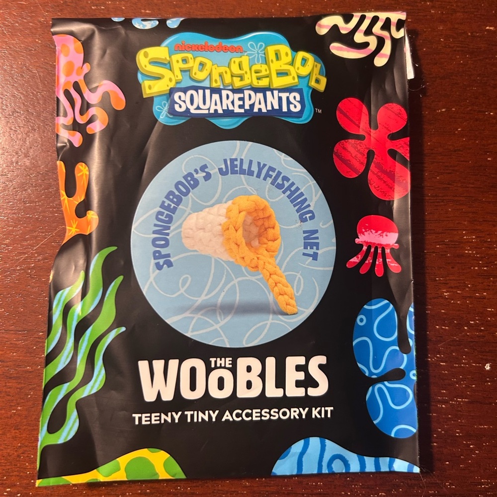 SpongeBob Woobles Teeny Tiny Accessory Kit - SpongeBob’s Jellyfishing Net